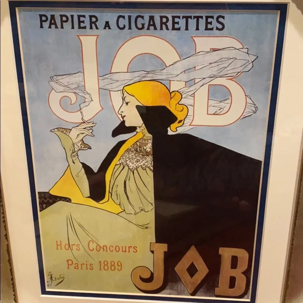 ~Joseph Scott Galleries~ Cigarette Ad Print